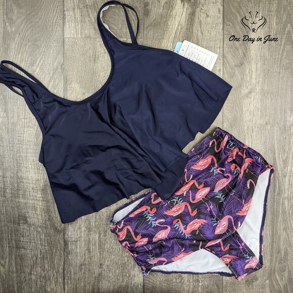 Adisputent High Waist Flounce Bikini Size XXL - Picture 3 of 5